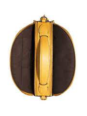 Coach 1589 Serena Crossgrain Satchel Gold / Flax