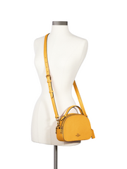 Coach 1589 Serena Crossgrain Satchel Gold / Flax