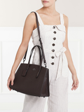    Coach-25137-Charlie-Carryall-Crossbody-Bag-Black-Oxblood-Balilene-crossbody