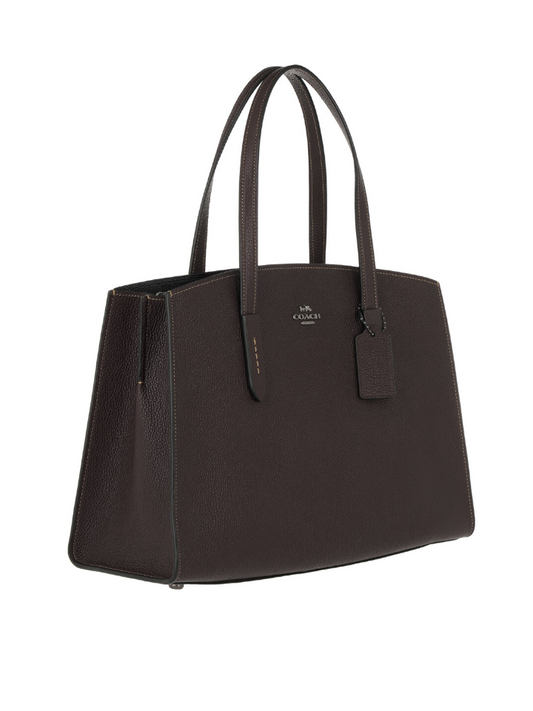    Coach-25137-Charlie-Carryall-Crossbody-Bag-Black-Oxblood-Balilene-samping