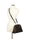    Coach-2558-Katy-Satchel-In-Signature-Canvas-Brown-Black-Balilene-onmodel