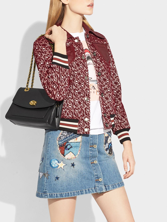 Coach Parker Shoulder Bag Black
