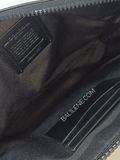Coach 2811 Ranger Pouch In Signature Canvas Gunmetal/Tan Black