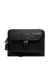 Coach 2812 Ranger Pouch Smooth Calf Leather Black