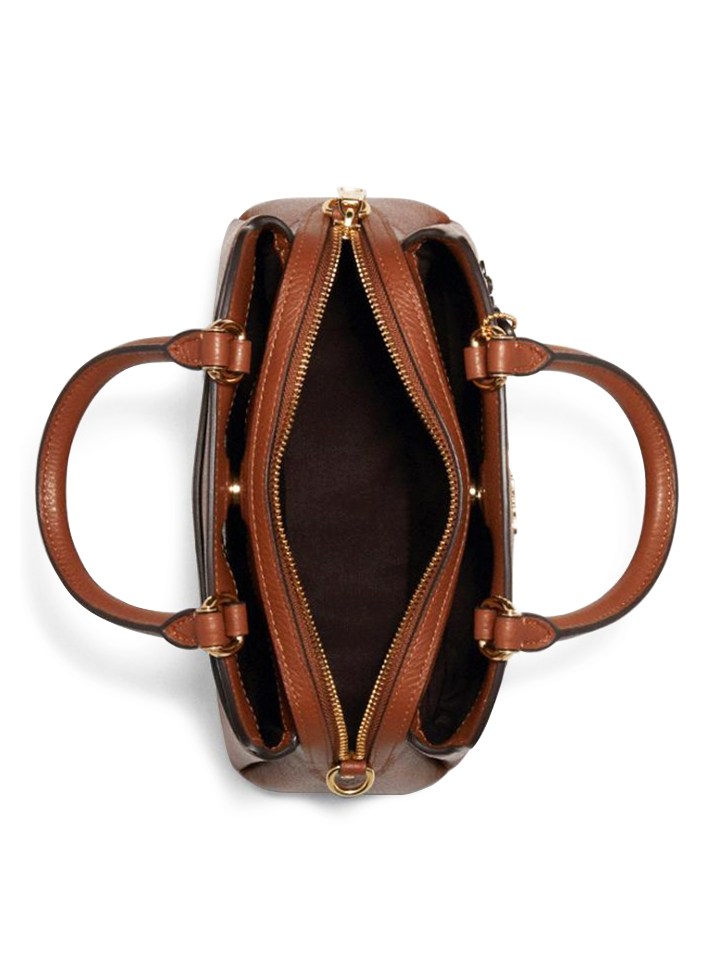 Coach 2848 Leather Daisy Applique Lillie Redwood Multi