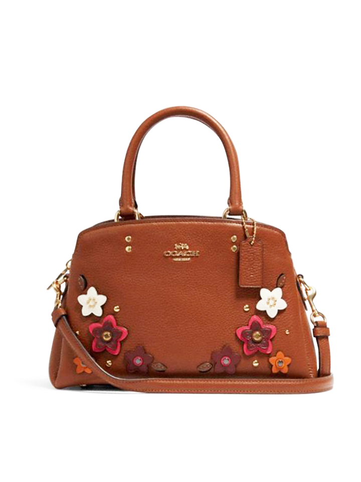 Coach 2848 Leather Daisy Applique Lillie Redwood Multi