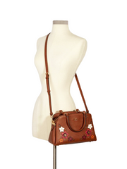 Coach 2848 Leather Daisy Applique Lillie Redwood Multi
