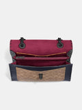 Coach 29416 Parker Crossbody Signature Rivets Tan Lake Multi