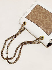 Coach Parker In Signature Canvas White Multi