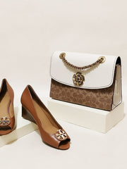 Coach Parker In Signature Canvas White Multi