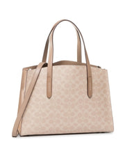 Coach 31210 Charlie Carryall In Signature Canvas Sand Taupe