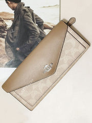 Coach-31547-Soft-Wallet-In-Colorblock-Signature-Canvas-Sand-Taupe-Balilene-depan1
