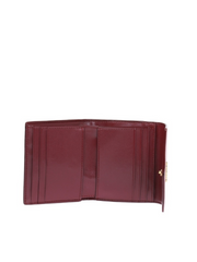 Coach Small Wallet In Colorblock Signature Canvas Blossom