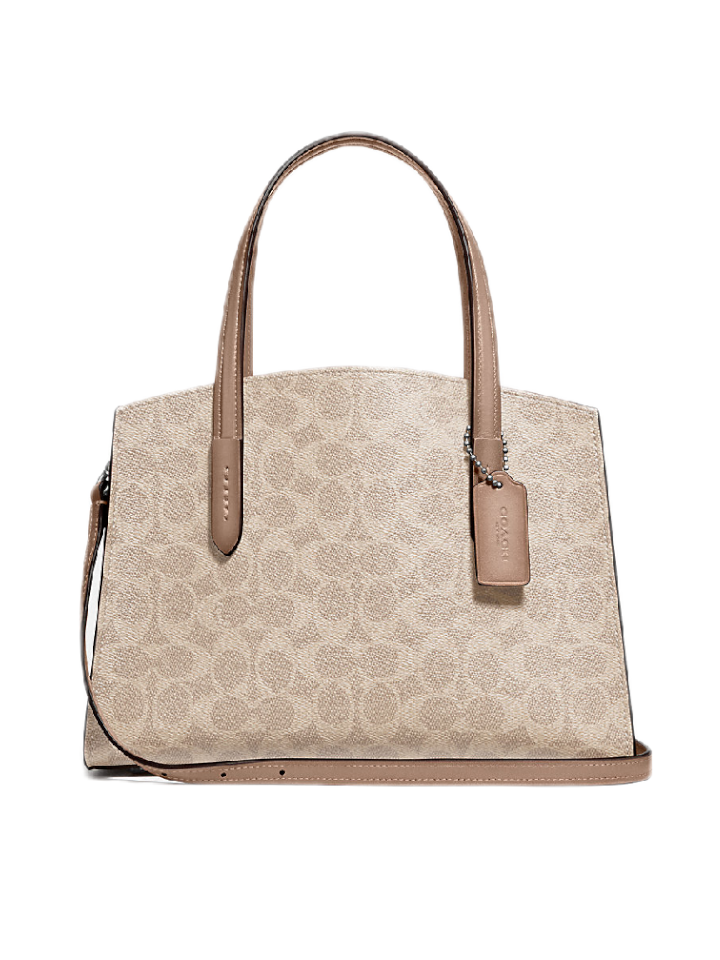 Coach charlie signature canvas carryall tote cheap