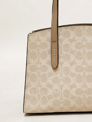 Coach 32749 Charlie Carryall 28 In Signature Canvas Sand Taupe