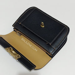 Coach 73560 Troupe Crossbody Bag Leather Black