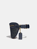 Coach 39937 Belt Canvas Signature Charcoal Midnight Navy
