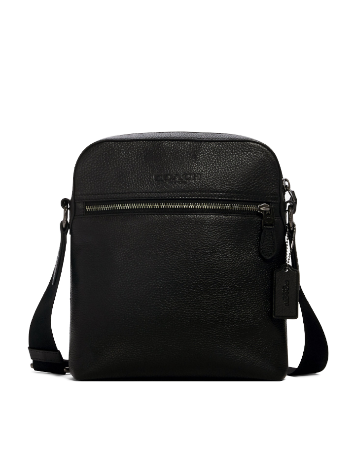    Coach-4011-Houston-Flight-Bag-Gunmetal-Black-Balilene-depan