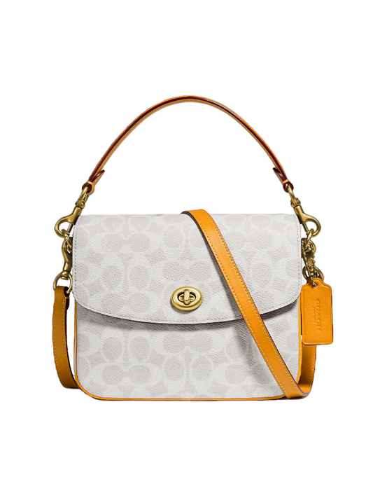 Coach 4142 Cassie 19 Crossbody Signature Chalk Polien