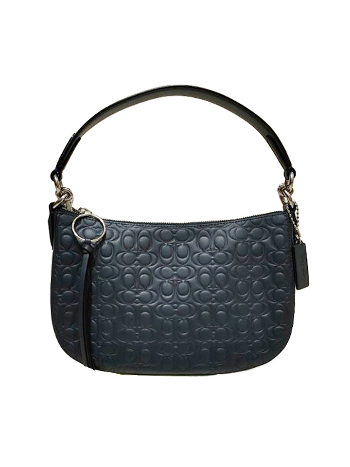 Coach 4143 Sutton Crossbody In Signature Leather Navy