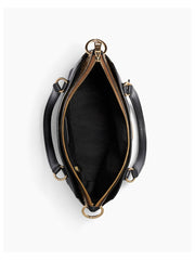 Coach 4343 Touch Of Signature Remi Satchel Black Khaki