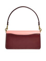 Coach Tabby Shoulder Bag 26 Signature Canvas Tan Candy Pink Multi