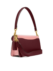 Coach Tabby Shoulder Bag 26 Signature Canvas Tan Candy Pink Multi