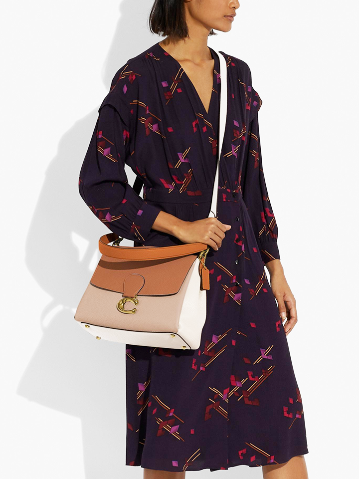 May shoulder bag in colorblock Clearance