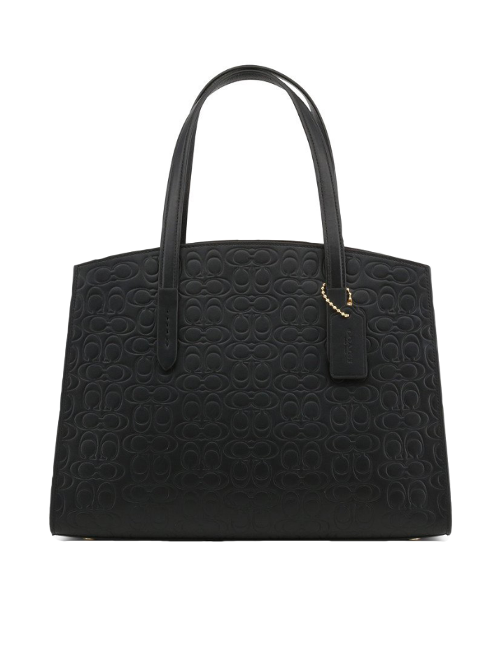 Coach 51728 Charlie Carryall In Signature Leather Black