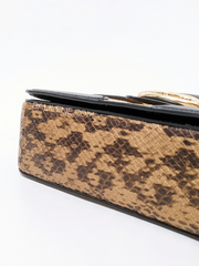 Coach 5509 Georgie Shoulder Bag In Blocked Signature Canvas Khaki/Black