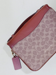 Coach-68349-Cassie-Crossbody-In-Signature-Canvas-Tan-Rust-Balilene-belakang1