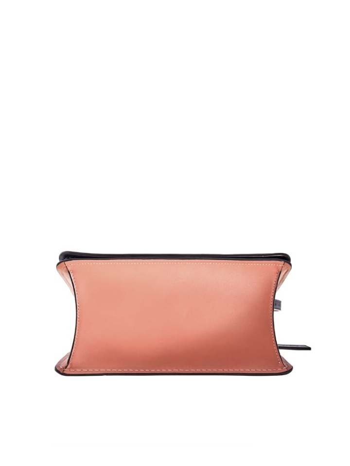    Coach-69590-Parker-Top-Handle-In-Colorblock-Signature-Canvas-Tan-Ink-Light-Peach-Balilene-bawah