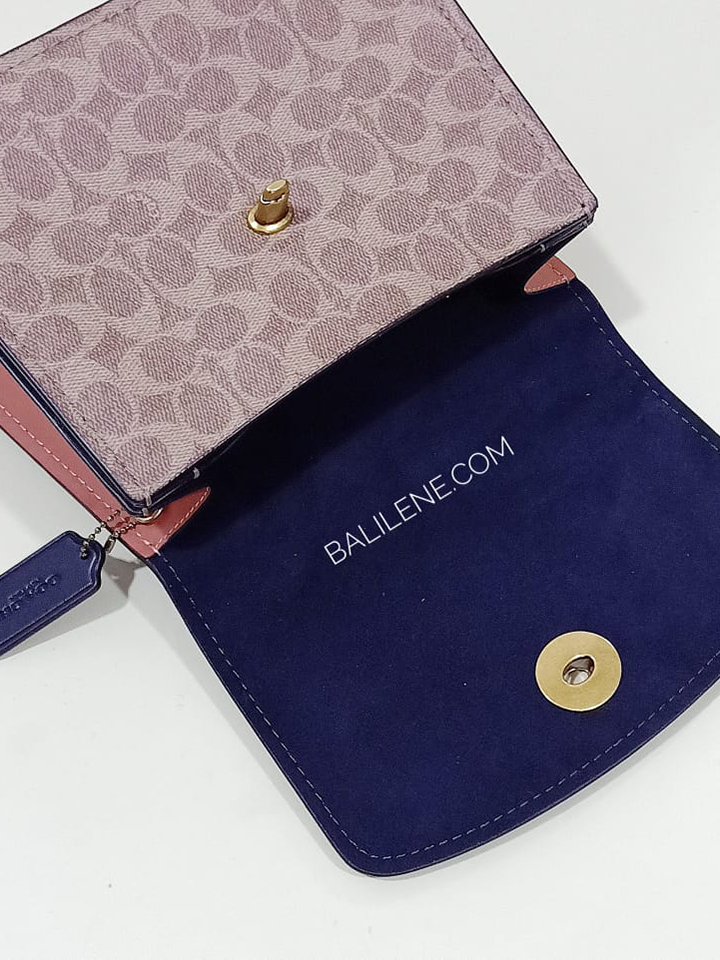 Coach-69590-Parker-Top-Handle-In-Colorblock-Signature-Canvas-Tan-Ink-Light-Peach-Balilene-detail-claps