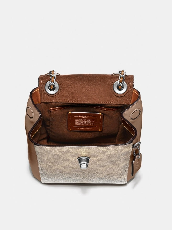 Coach 69650 Parker Backpack Mini Taupe