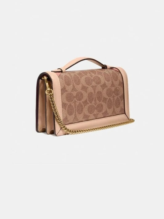 Coach-71483-Riley-Chain-Clutch-Sig-With-Wave-Patchwork-Balilene-belakang