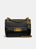 Coach 73560 Troupe Crossbody Bag Leather Black