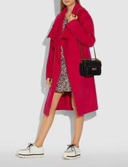 Coach 73560 Troupe Crossbody Bag Leather Black