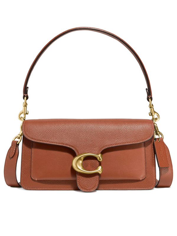 COACH Dalton Blocked Denim & Leather Shoulder Bag - Macy's