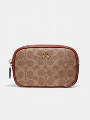 Coach 73743 Belt Bag Signature Tan Rust