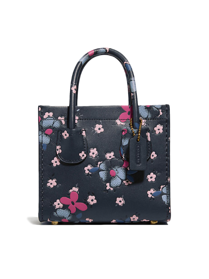 Coach floral hot sale tote handbags
