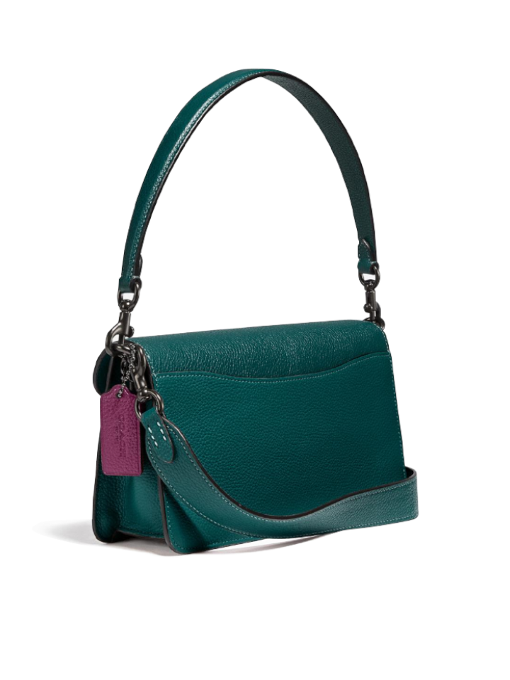 Coach Tabby Shoulder Bag 26 In Colorblock Forest Multi