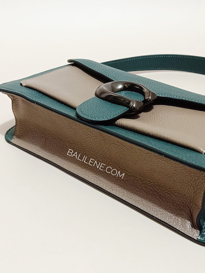 Coach Tabby Shoulder Bag 26 In Colorblock Forest Multi