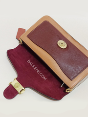 Coach Tabby Shoulder Bag 26 In Colorblock Rust Multi