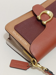 Coach Tabby Shoulder Bag 26 In Colorblock Rust Multi