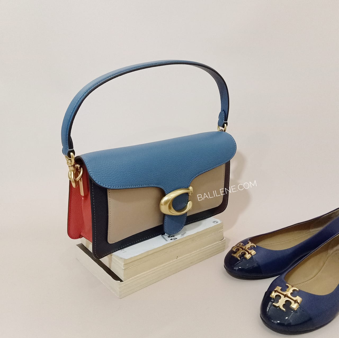 Coach Tabby Shoulder Bag 26 In Colorblock Lake Multi