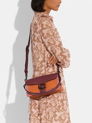 Coach Tabby Shoulder Bag 26 In Colorblock Vintage Pink Multi