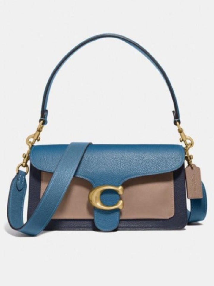 Coach Tabby Shoulder Bag 26 In Colorblock Lake Multi