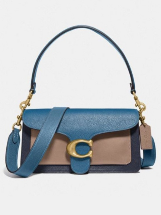 Coach Tabby Shoulder Bag 26 In Colorblock Lake Multi
