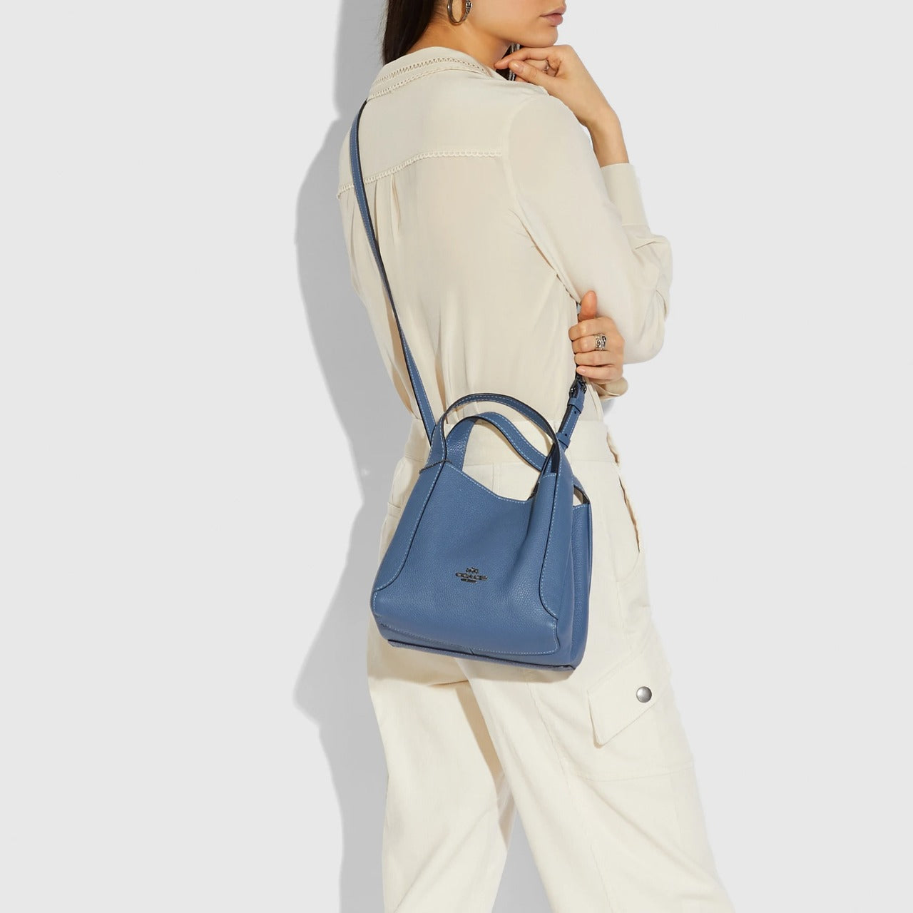 Coach 78800 Hadley 21 Pabbled Leather Lake