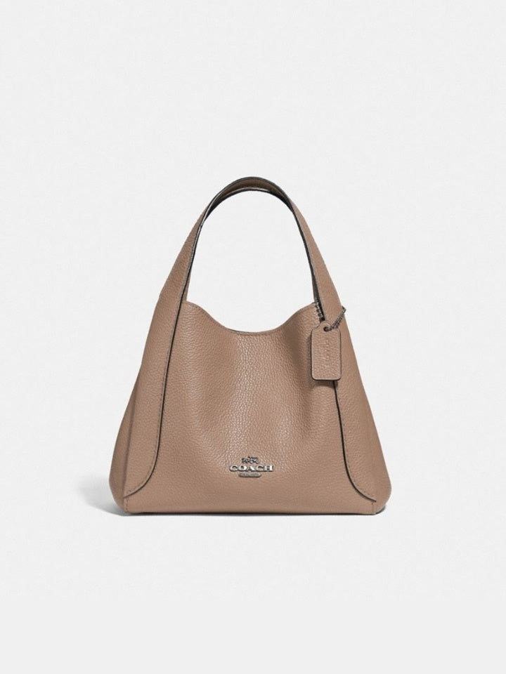 Coach-78800-Hadley-21-Pabbled-Leather-Taupe-depan